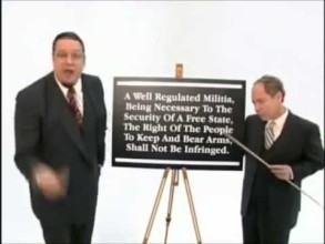 Second amendment and gun control with Penn and Teller